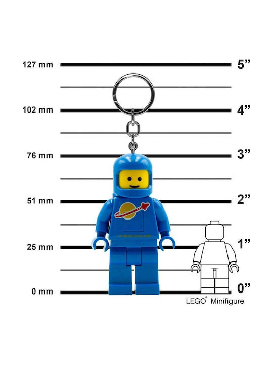 LEGO Μπρελόκ Μεταλλικό με Led Μπλε LGL-KE10 - Image 10