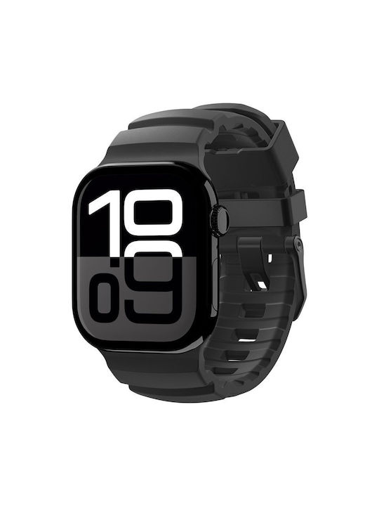 Spigen Λουράκι Σιλικόνης Μαύρο AMP10508