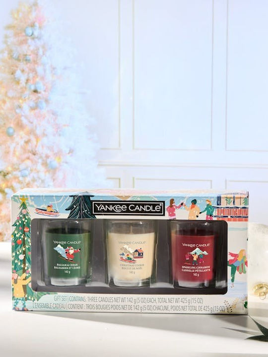 Χριστουγεννιάτικα Αρωματικά Κεριά Giftset Σετ 3τμχ 2652679e 3x142g Multi Yankee Candle - Image 2