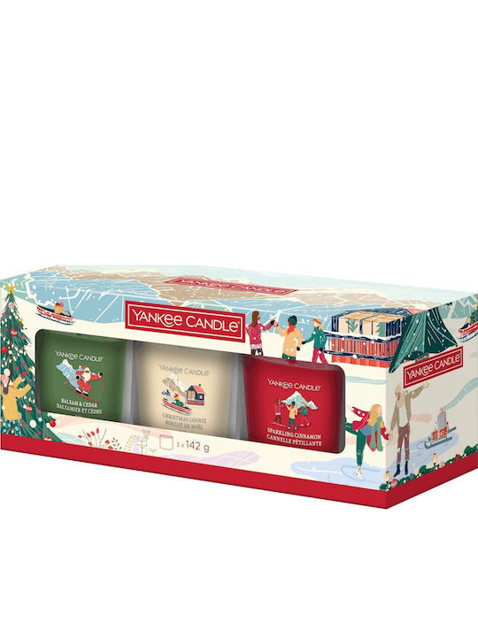 Χριστουγεννιάτικα Αρωματικά Κεριά Giftset Σετ 3τμχ 2652679e 3x142g Multi Yankee Candle - Image 3