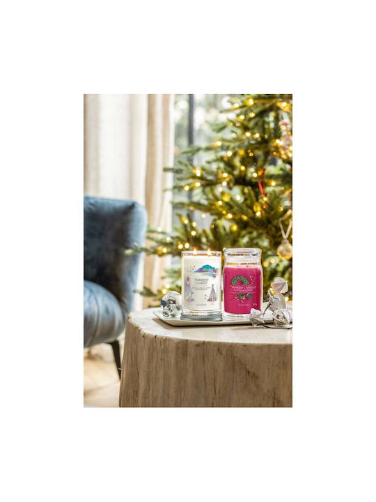 Yankee Candle Αρωματικό Κερί Sparkling σε Βάζο με Άρωμα Sparkling Winterberry Ροζ 567gr - Image 2