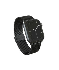 Burga Λουράκι Ανοξείδωτο Ατσάλι Μαύρο (Apple Watch 4/5/6/7/8/9/10/11, SE, Ultra)