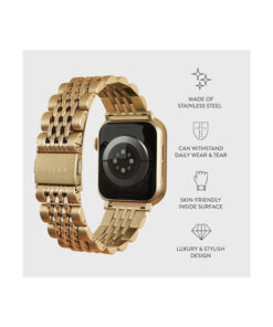Alternative view of Burga Λουράκι Ανοξείδωτο Ατσάλι Χρυσό (Apple Watch 4/5/6/7/8/9/10/11, SE, Ultra)