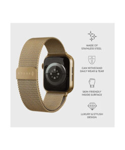 Alternative view of Burga Λουράκι Ανοξείδωτο Ατσάλι Χρυσό (Apple Watch 4/5/6/7/8/9/10/11, SE, Ultra)
