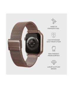 Alternative view of Burga Λουράκι Ανοξείδωτο Ατσάλι Ροζ Χρυσό (Apple Watch 4/5/6/7/8/9/10/11, SE, Ultra)