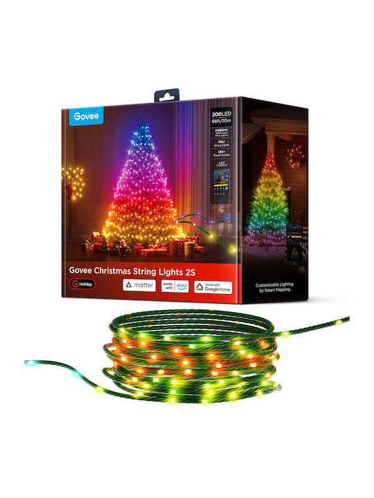Λαμπάκια LED 20μ. RGB σε Σειρά H80C4C41 - Image 2