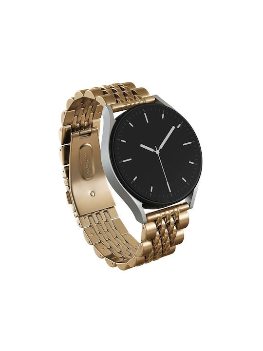 Burga Chic Royal Λουράκι Ανοξείδωτο Ατσάλι Χρυσό (Universal 22mm)