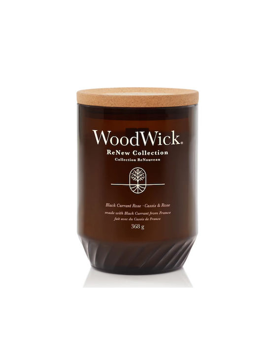 WoodWick Αρωματικό Κερί Renew σε Βάζο με Άρωμα Black Currant & Rose Μαύρο 368gr - Image 2
