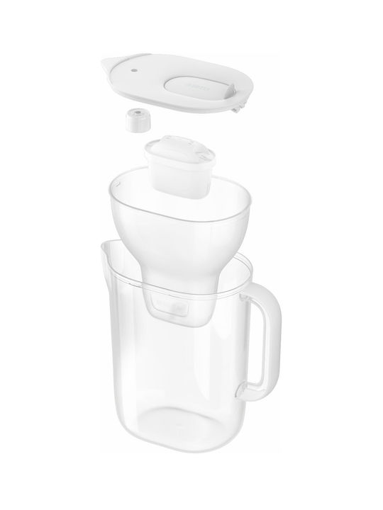 Brita Style Essential Xl White + Mx Pro Pure Κανάτα Σερβιρίσματος Πλαστική με Φίλτρο 3600ml - Image 4