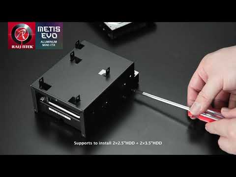 Raijintek Metis EVO TGS Gaming Mini Tower Κουτί Υπολογιστή με Πλαϊνό Παράθυρο Ασημί - Image 8
