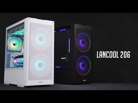 Lian Li Lancool 206 Gaming Midi Tower Κουτί Υπολογιστή με Πλαϊνό Παράθυρο και RGB Φωτισμό Μαύρο - Image 8