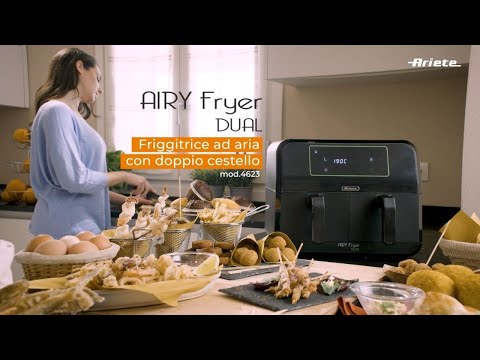 Ariete Air Fryer με Διπλό Αποσπώμενο Κάδο 8lt Μαύρο - Image 10