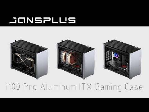 Jonsplus i100 Pro Aluminum Alloy Mini Tower Κουτί Υπολογιστή με Πλαϊνό Παράθυρο Ασημί - Image 8