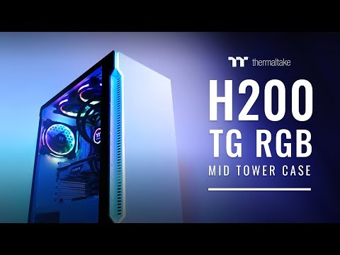 Thermaltake H200 TG Snow RGB Gaming Midi Tower Κουτί Υπολογιστή με Πλαϊνό Παράθυρο Λευκό - Image 8