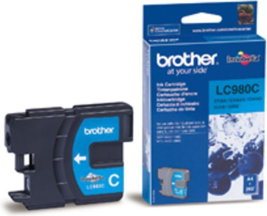 Brother LC980 Γνήσιο Μελάνι Εκτυπωτή InkJet Κυανό (LC-980C)