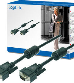 LogiLink VGA Cable D-Sub 15-pin male - D-Sub 15-pin male 10m (CV0016)