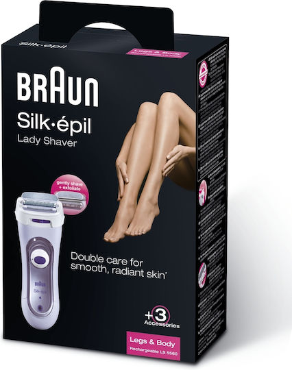 Braun Silk-epil LS5560 Ξυριστική Μηχανή Σώματος Επαναφορτιζόμενη - Image 3