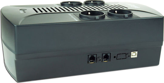 Energenie EG-UPS-002 Line-Interactive 850VA 510W με 4 Schuko Πρίζες - Image 4