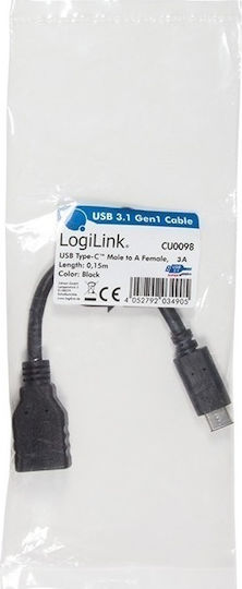 LogiLink Usb 3.1 Gen1 Μετατροπέας USB-C male σε USB-A female 1τμχ - Image 3