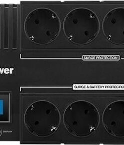 CyberPower BR700ELCD UPS Line-Interactive 700VA 420W με 8 Schuko Πρίζες