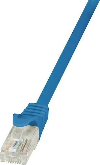 LogiLink U/UTP Cat.6 Καλώδιο Δικτύου Ethernet 0.5m Μπλε 1τμχ CP2026U