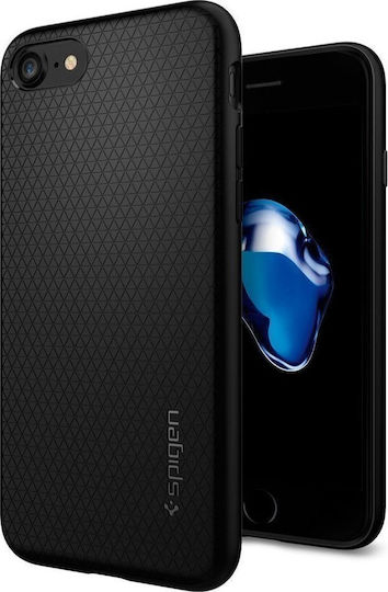 Spigen Liquid Air Armor Back Cover Σιλικόνης Μαύρο (iPhone 7 / 8 / SE 2020 / SE 2022) 042CS20511
