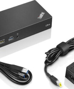 Alternative view of Lenovo ThinkPad USB 3.0 Ultra Dock USB-C / USB-A Docking Station με 4K PD Ethernet Μαύρο