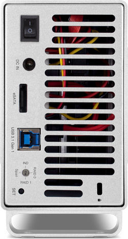 OWC Mercury Elite Pro Dual Θήκη για 2 Σκληρούς Δίσκους 3.5" SATA III με σύνδεση USB 3.1 / eSATA σε Ασημί χρώμα OWCMED3ER0GB - Image 4