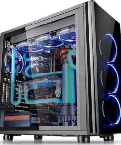 Thermaltake View 31 TG Gaming Midi Tower Κουτί Υπολογιστή με Πλαϊνό Παράθυρο Μαύρο