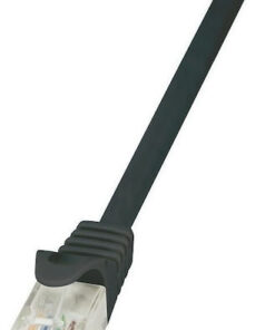 LogiLink U/UTP Cat.6 Καλώδιο Δικτύου Ethernet 3m Μαύρο 1τμχ CP2063U