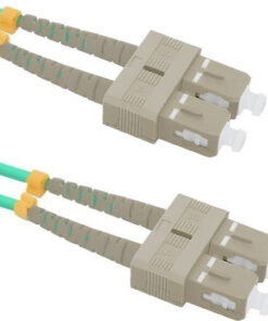 Qoltec Optical Fiber SC-SC Cable 10m Τιρκουάζ (54356)