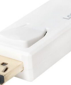 LogiLink Μετατροπέας DisplayPort male σε HDMI female Λευκό 1τμχ CV0100