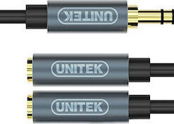 Alternative view of Unitek Μετατροπέας 3.5mm male σε 3.5mm 2x female 1τμχ Y-C956ABK