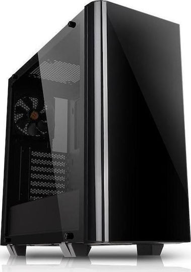 Thermaltake View 21 Tempered Glass Edition Midi Tower Κουτί Υπολογιστή με Πλαϊνό Παράθυρο Μαύρο - Image 5