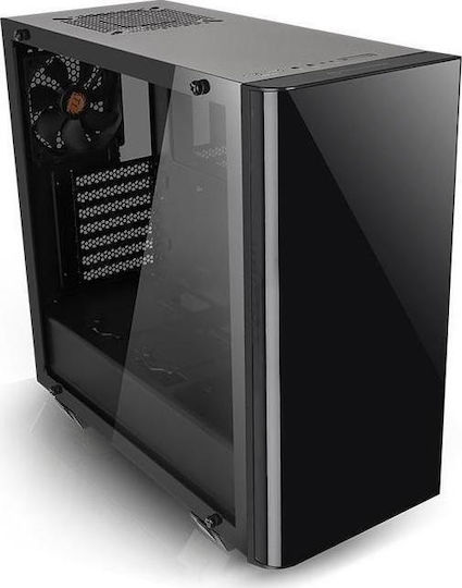 Thermaltake View 21 Tempered Glass Edition Midi Tower Κουτί Υπολογιστή με Πλαϊνό Παράθυρο Μαύρο - Image 3