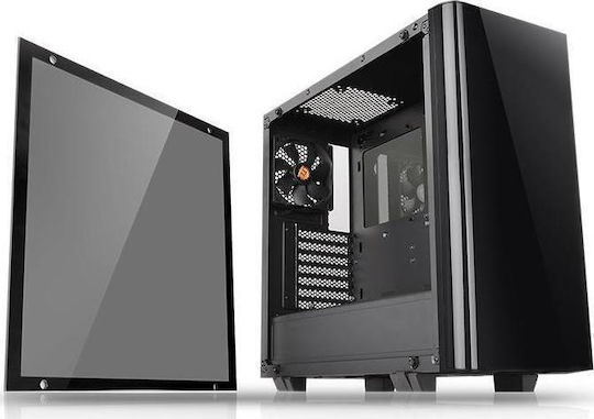 Thermaltake View 21 Tempered Glass Edition Midi Tower Κουτί Υπολογιστή με Πλαϊνό Παράθυρο Μαύρο - Image 6