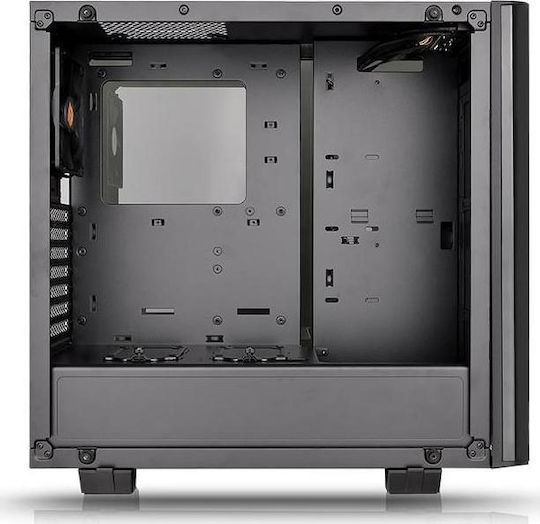 Thermaltake View 21 Tempered Glass Edition Midi Tower Κουτί Υπολογιστή με Πλαϊνό Παράθυρο Μαύρο - Image 10