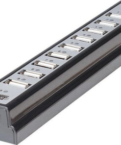 Manhattan IUSB2-HUB10 USB 2.0 Hub 10 Θυρών με σύνδεση USB-A και Εξωτερική Παροχή Ρεύματος (161572)