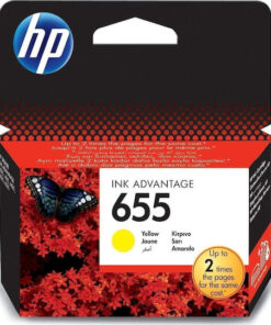 HP 655 Γνήσιο Μελάνι Εκτυπωτή InkJet Κίτρινο (CZ112AE)
