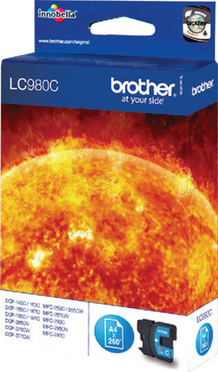 Brother LC980 Γνήσιο Μελάνι Εκτυπωτή InkJet Κυανό (LC-980C) - Image 3