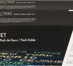 HP 125A Γνήσιο Multipack Toner Laser Εκτυπωτή Μαύρο 2τμχ (CB540AD)