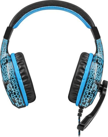 Fury Hellcat Over Ear Gaming Headset με σύνδεση 3.5mm / USB Μπλε - Image 3