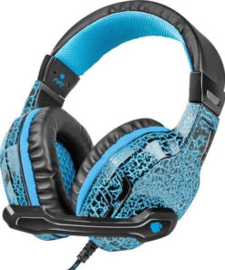 Fury Hellcat Over Ear Gaming Headset με σύνδεση 3.5mm / USB Μπλε