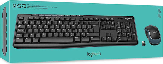 Logitech Wireless Combo MK270 Σετ Πληκτρολόγιο & Ποντίκι Ελληνικό - Image 2