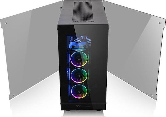 Thermaltake View 91 Tempered Glass RGB Edition Gaming Ultra Tower Κουτί Υπολογιστή με Πλαϊνό Παράθυρο Μαύρο - Image 5
