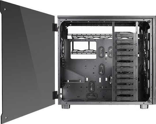 Thermaltake View 91 Tempered Glass RGB Edition Gaming Ultra Tower Κουτί Υπολογιστή με Πλαϊνό Παράθυρο Μαύρο - Image 6