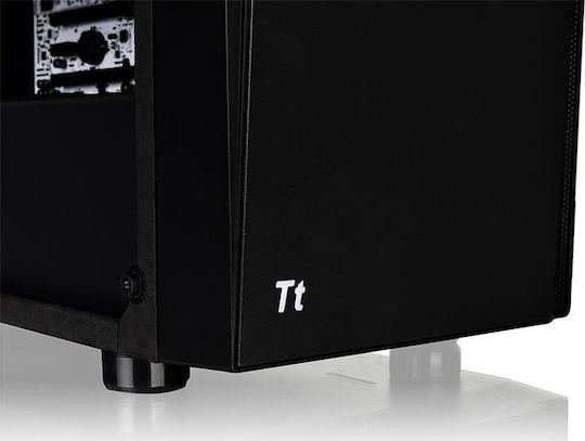Thermaltake Versa J21 Tempered Glass Edition Midi Tower Κουτί Υπολογιστή με Πλαϊνό Παράθυρο Μαύρο - Image 11