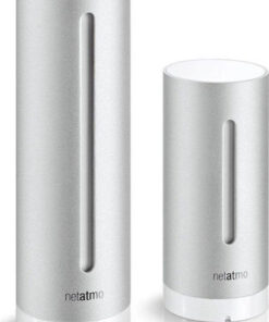 Alternative view of Netatmo Weather Station NWS01-EC Ασύρματος Μετεωρολογικός Σταθμός Ψηφιακός Επιτραπέζιος Ασημί