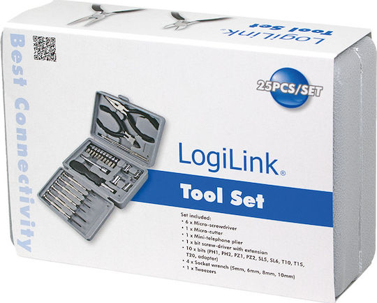LogiLink WZ0023 Ταμπακιέρα με 25 Εργαλεία Δικτύου - Image 2