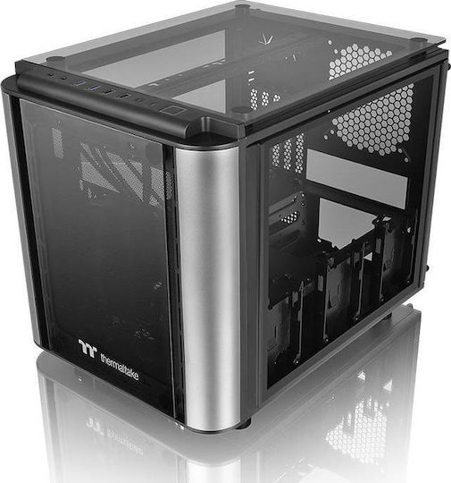 Thermaltake Level 20 VT Gaming Micro Tower Κουτί Υπολογιστή με Πλαϊνό Παράθυρο Μαύρο - Image 3